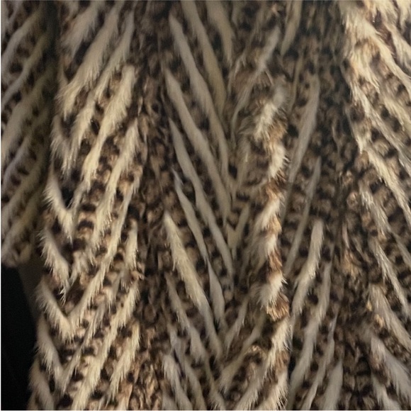 🎉VINTAGE , Genuine Leopard Fur Coat RARE ! Size X  Small VERY RARE see video ❤️ - Picture 15 of 15